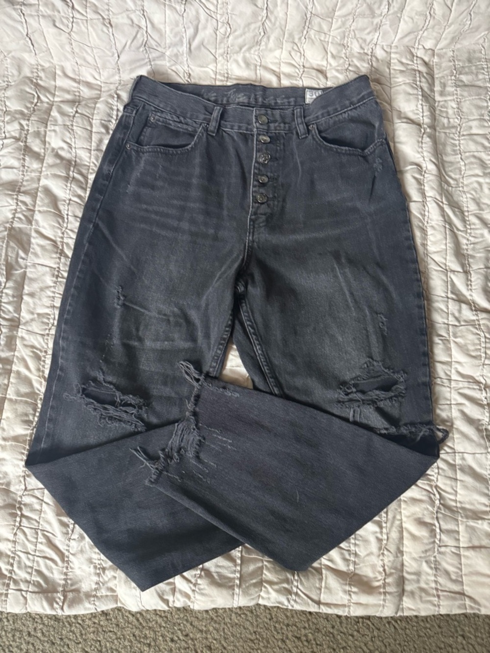 We The Free High-Rise Black Distressed Jeans